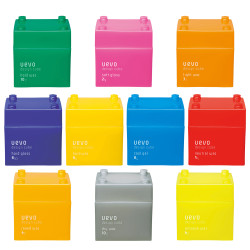 DEMI提美 UEVO系列 卵殼膜彩色造型積木髮蠟 80g 公司正貨